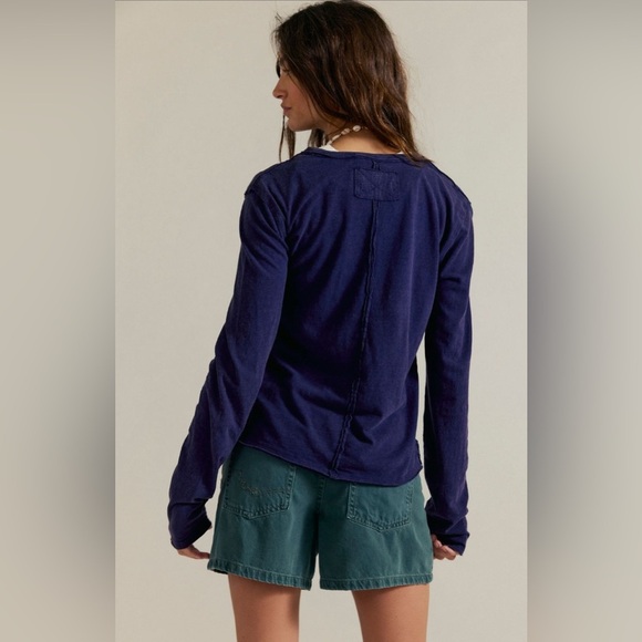 Nova Tee Long Sleeve NWOT peach copper - Picture 2 of 3